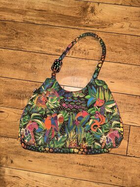 Laurel Burch Purse Animal Cat Jungle